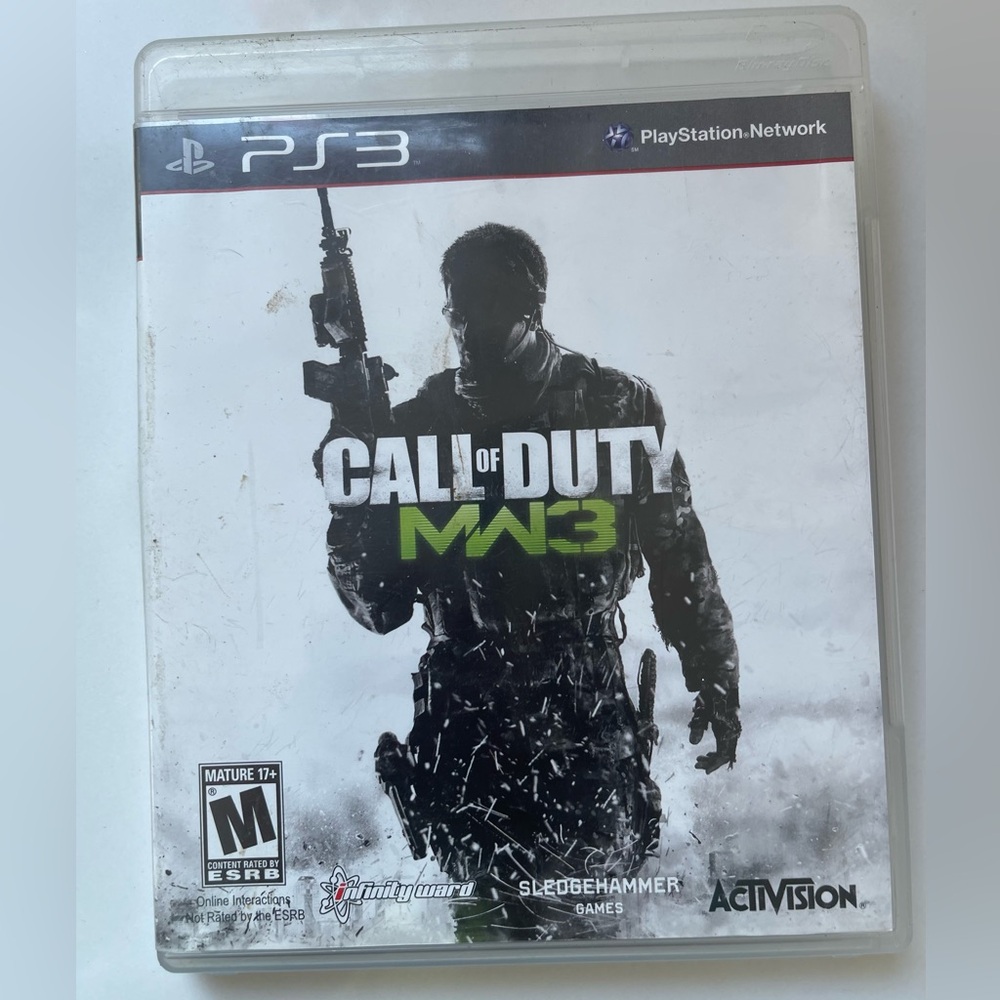 Call of Duty MW3 Sony PlayStation PS3 Video Game with manual
